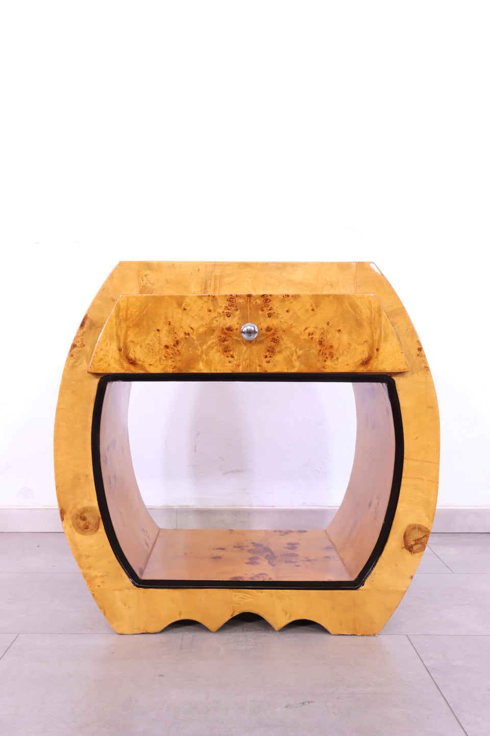 Edler Art Deco Stil Beistelltisch Birke Ablage Nachttisch Kommode 1 von 2