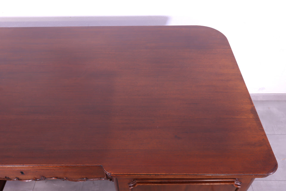 Wunderschöner Chippendale Schreibtisch echt Holz Vintage Bürotisch