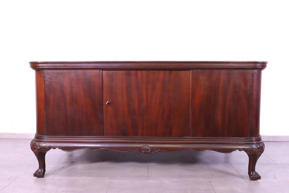 Wunderschöner Chippendale Schreibtisch echt Holz Vintage Bürotisch