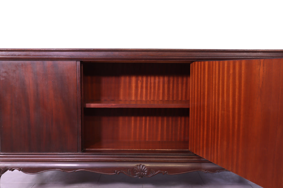 Wunderschöner Chippendale Schreibtisch echt Holz Vintage Bürotisch