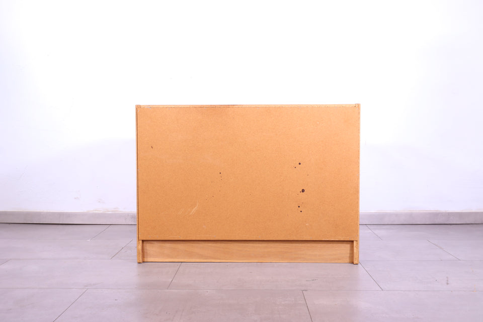 Schlichte Mid Century Retro Kommode 60s 70s Schrank Danish Design Teak Holz