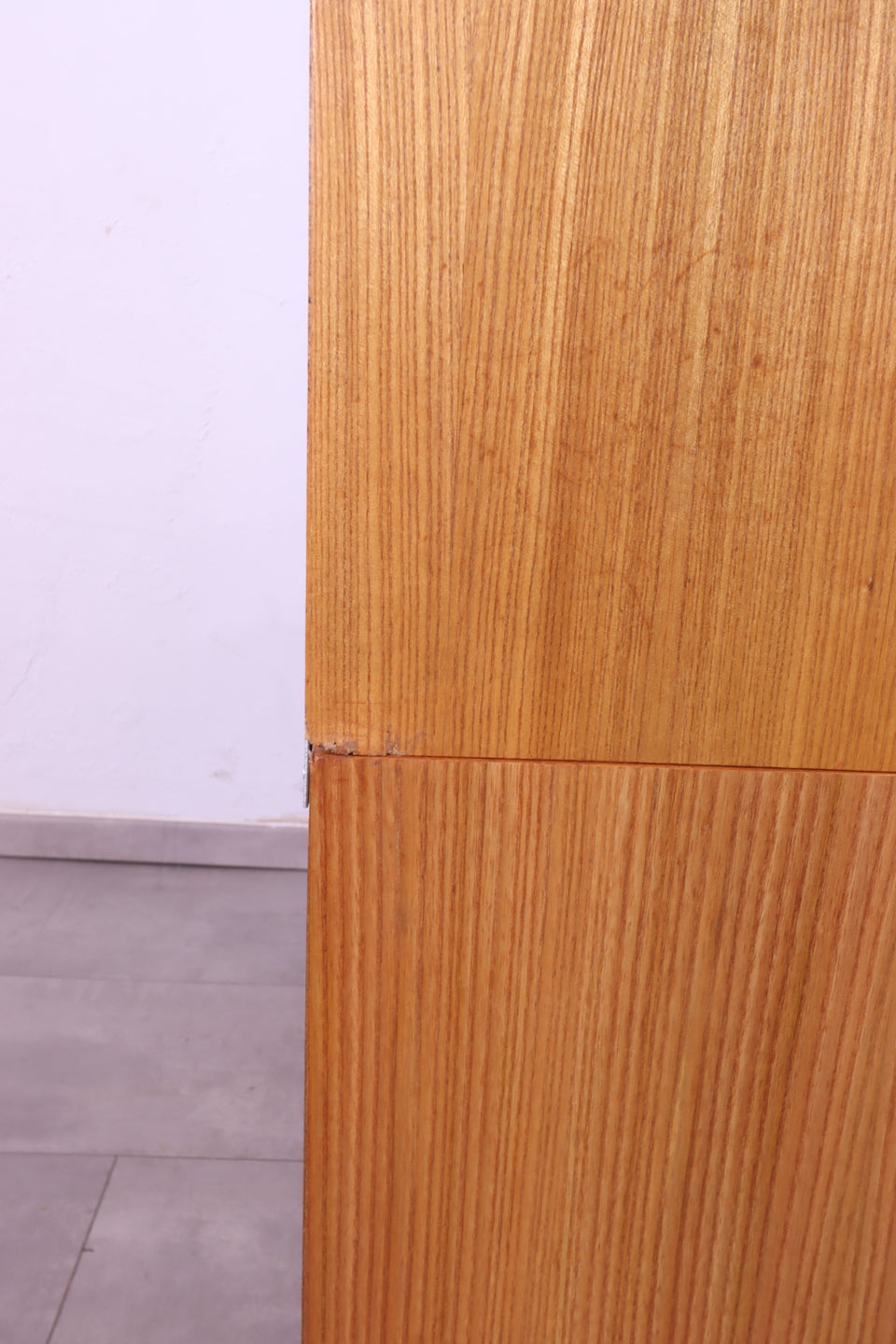Schlichtes Original Hellerau Highboard Mid Century Retro Sekretär Schrank Holz Kommode