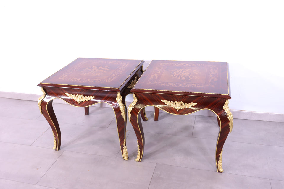 Traumhafter Barock Stil Tisch Beistelltisch Intarsien 2 von 2